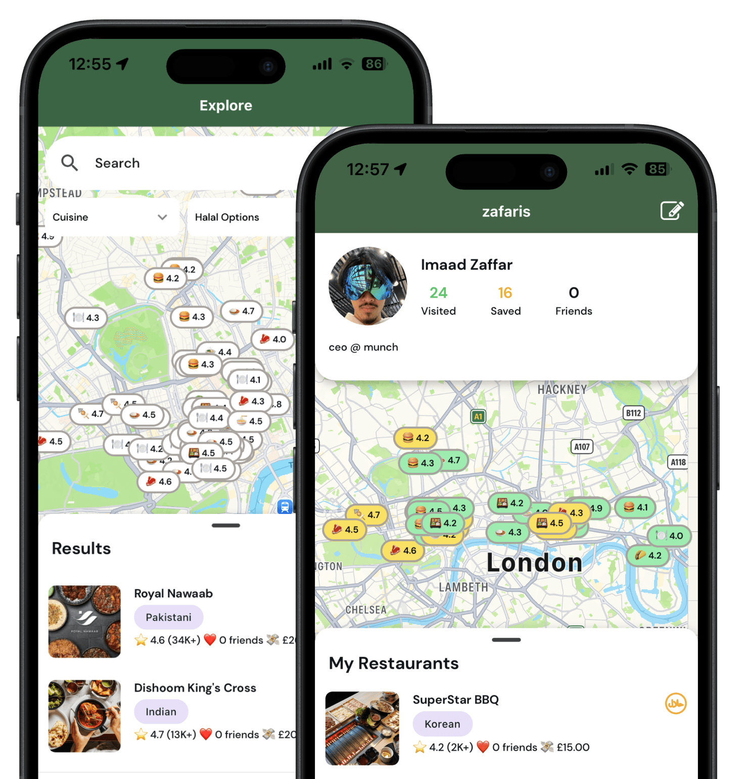 Munch Mobile App